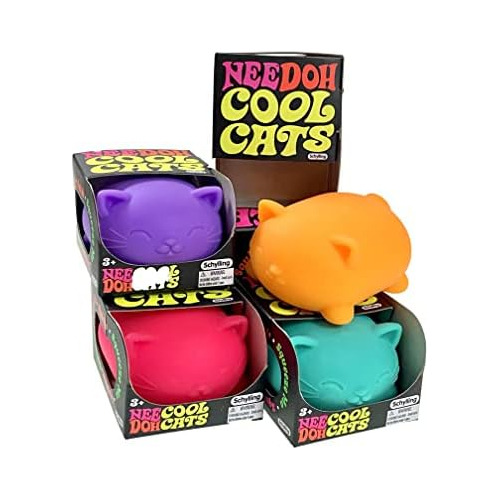 Needoh Cool Cats ¡el Groovy Glob  Squishy, Squeezy, St...