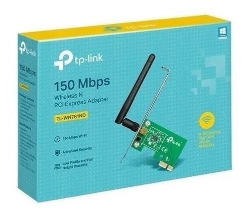 Adaptador Wifi Pci Express Tp Link Tl Wn781nd 150mbps