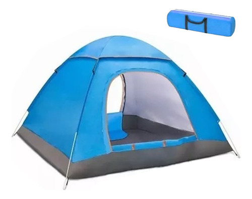 2×2m 2 Puerta 3 Personas Tienda Casa Campaña Camping Acampar