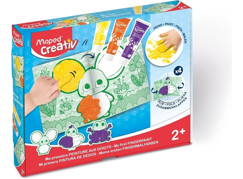 Creativ Maped - Set Para Niños Pintura De Dedos