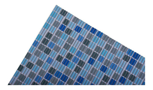 Imagen 7 de 7 de Tapete Baño Antideslizante Azul 65x150 Cm