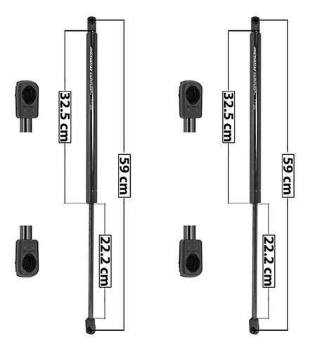 Par Amortiguadores 5ta Puerta Spart Nissan Quest 2006 2007