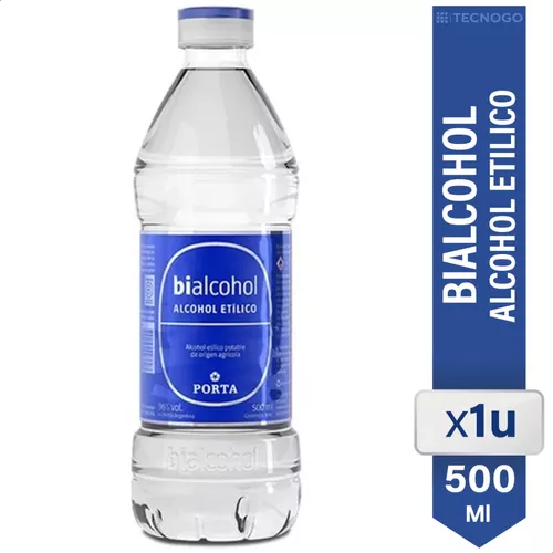 Alcohol Etilico Alimenticio Bialcohol Porta 96° 500ml