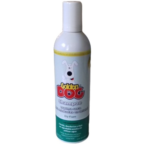 Shampoo En Seco Para Mascotas En Aerosol 400 Ml Golden Dog
