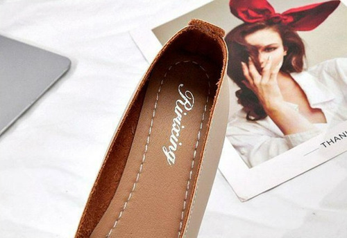N Flats Zapatos De Tacón Bajo De Moda Retro Para Mujer
