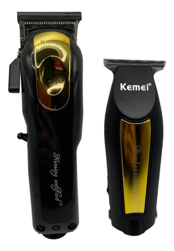 Combo Maquina De Corte Km-95 + Trimmer Profesional Kemei