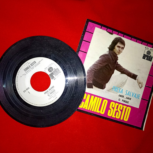 Camilo Sesto Amar Amor Fresa Salvaje /disco Vinil Single Ep