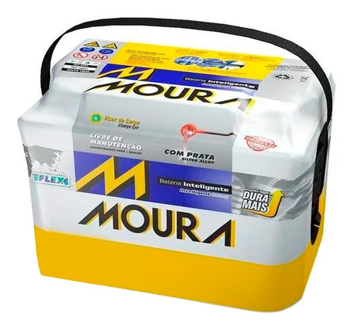 Batería Moura Msa-30ld 12x75 D 70 Amp 800 Cca 12v Premium
