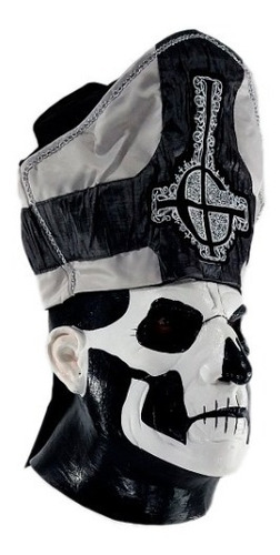 Máscara De La Banda Ghost Papa Ll Deluxe Trick Or Treat Color Blanco