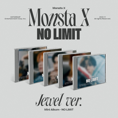 Monsta X No Limit Ornament Poster Photo Import Cd