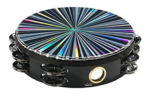 Imagen 1 de 7 de Tambourin Remo Ta-4208-48 08 Sonajas Dobles Efecto Radiant