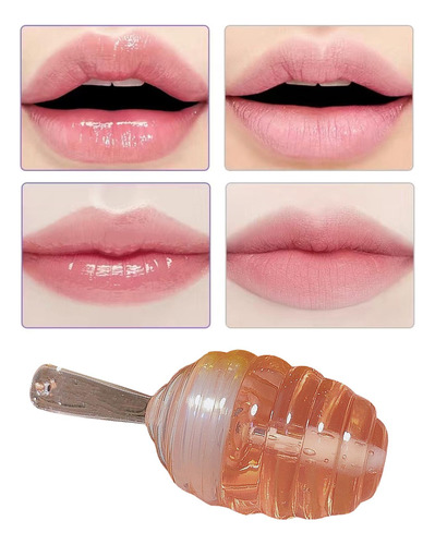 3 Aceite Labial Hidratante Bálsamo Labial Melocotón