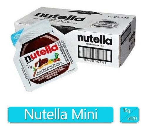 Imagen 1 de 3 de Nutella Crema De Avellanas X 120 Unidade - kg a $66