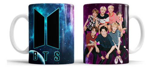 Kit Imprimible Plantillas Tazas Bts Sublimación M6