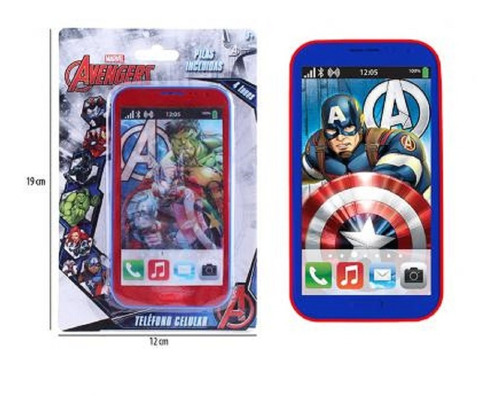 Avengers  iPhone Celular Juguete Con Luz Y Sonido  12 Un