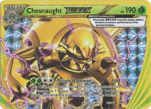 Chesnaught Break 12/162 Break Raro Pokemon Tcg
