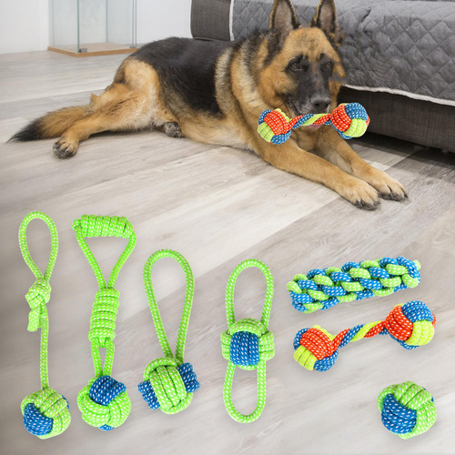 Cuerda De Juguete Para Perros, Juguetes De Cuerda Verde Rojo