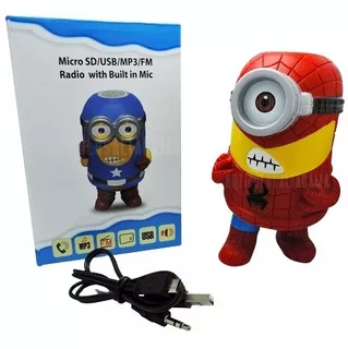 Parlante Sony Bluetooth Minions X Avengers (spider-man)