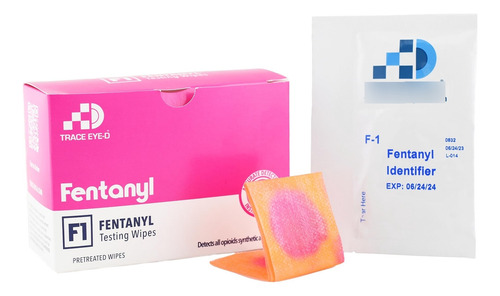 Toalhetes de detecção de fentanil - Teste instantâneo de peças