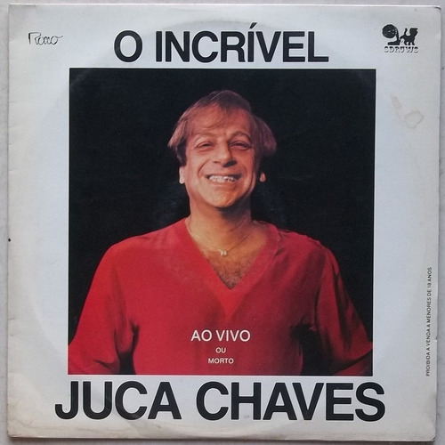 Lp Juca Chaves (o Incrível Ao Vivo Ou Morto)