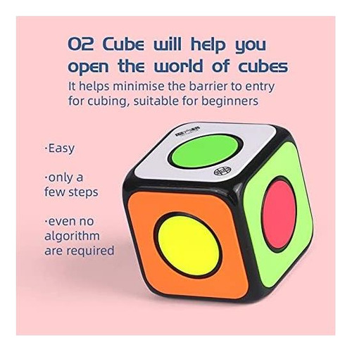 Cuberspeed Qy Toys 1x1x1 Cubo De Velocidad 02 Negro 1x1 Cube
