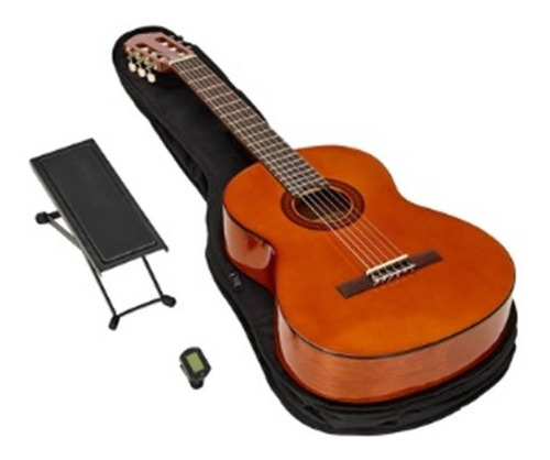 Oferta!! Guitarra Clasica Yamaha C40+funda+afinador+posapie