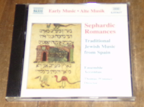 Sephardic Romances Musica Judia De España Cd Importado Kk