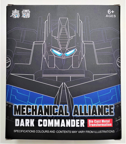 Optimus Prime Aoyi Mechanical Alliance Dark Commander Ys-04a (Usado)