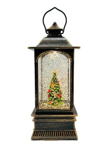 Farol Navideño Con Luz Led Y Música Lámpara Faro Navidad