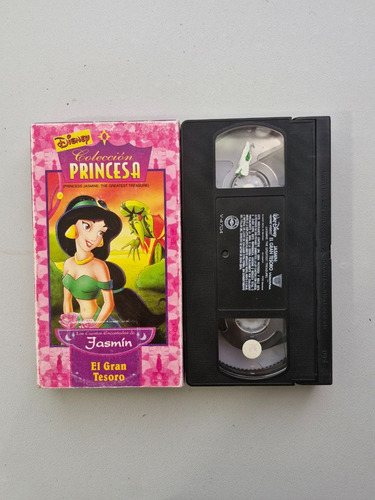 Disney, Los Cuentos Jasmin El Gran Tesoro Vhs, Español Origi (Usado)