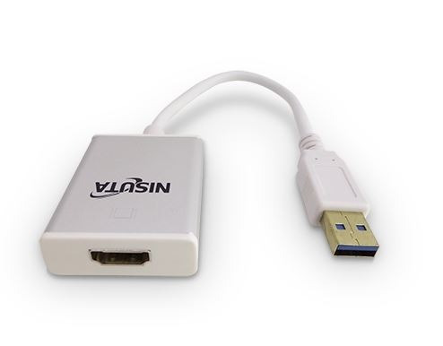 Imagen 2 de 2 de Adaptador Conversor De Usb 3.0 A Hdmi Nisuta Nscoushd3
