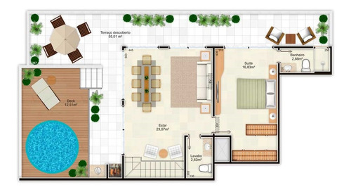 Imagem 19 de 19 de Apartamento À Venda No Bairro Coqueiros - Florianópolis/sc - O-25480-42035