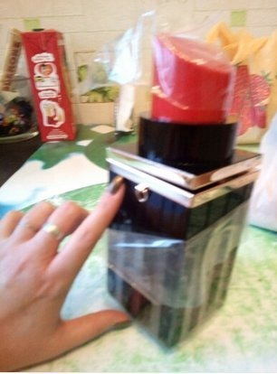 Bolsos De Noche Con Forma De Lápiz Labial Negro Acrílico Par