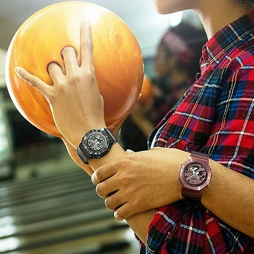 Imagen 7 de 7 de Reloj Casio G-shock Youth Humeado Bronce Gm-2100mf-5acr