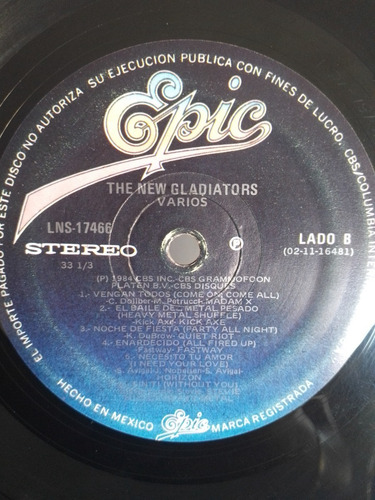 Lp Disco De Acetato De The New Glatiator Quiet Riot Kick Axe (Usado)