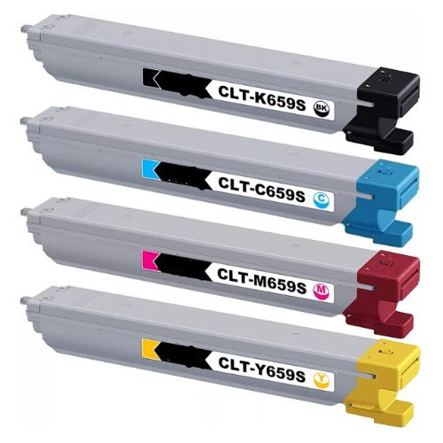 4x Toner Cltc659s Multixpress Clx-8650nd Clx-8651nd Color