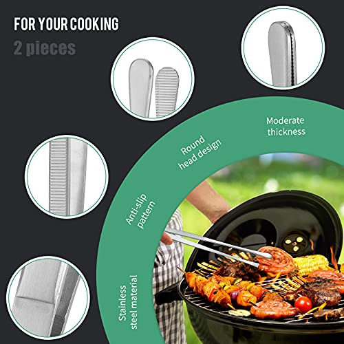 Pinzas De Depilar De Cocina Extralargas De 12 Pulgadas, 2 Pi