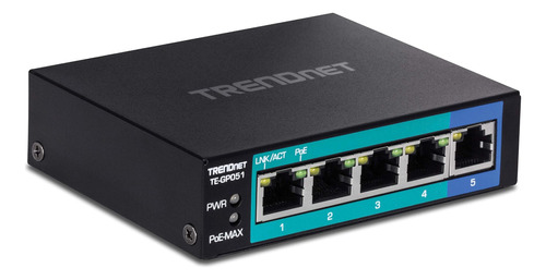 Conmutador Gigabit Poe+ No Administrado De 5 Puertos Trendne