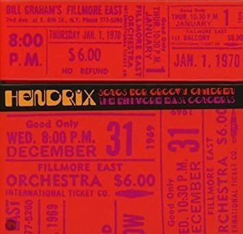 Hendrix Jimi Songs For Groovy Children: Fillmore East Concer