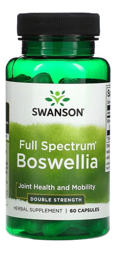 Boswellia Serrata 800 Mg  60 Cápsulas Swanson
