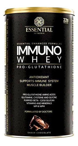 Immuno Whey Pro Glutathione Cacao Lata 465g - Essential