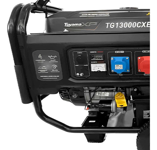 Gerador Gasolina 13,75kva Com Avr Trifásico 201-054 Toyama