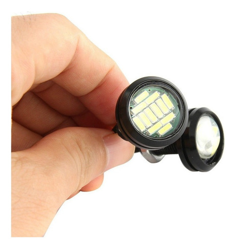 . 5 Uds 23mm 12led Coche Ojo De Águila Luz Diurna 12v 15w