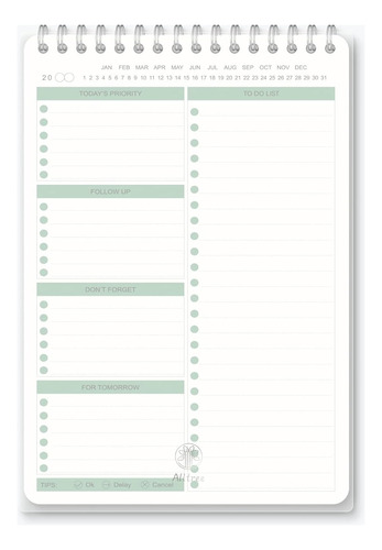 Bloc De Lista De Tareas Diarias, Bloc De Planificador D...
