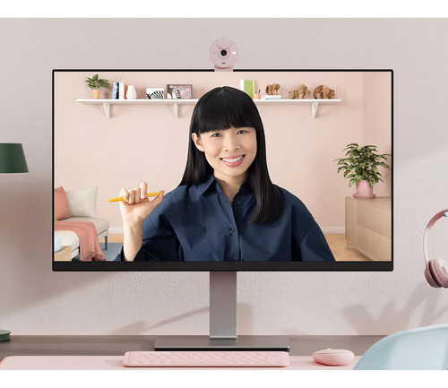 Webcam Logitech Brio 300 Grafito 2mp/30fps Color Rosa