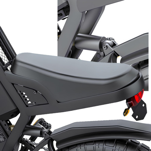 Coswheel Gt20 Bicicleta Moto Elétrica 1500w Freio Hidráulico 55km/h 90km De Autonomia Cambio Shimano Preto