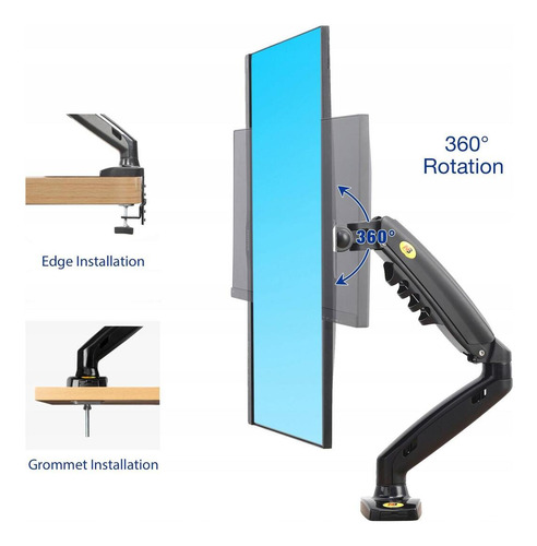 Base Escritorio Soporte Televisor Monitor 17 -30 2-9kg F80