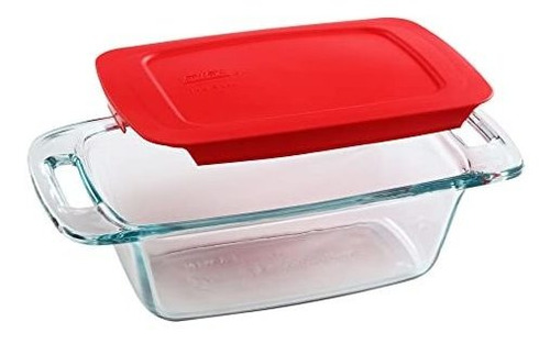 Pyrex Fácil Grab 1.5-quart De Cristal Pan Plato.