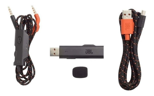 Imagen 6 de 12 de Audífonos gamer inalámbricos JBL Quantum 800 JBLQUANTUM800 negro con luz LED