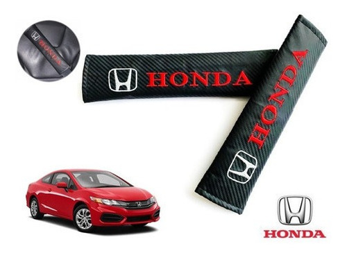 Par Almohadillas Cubre Cinturon Honda Civic Coupe 2.0l 2015